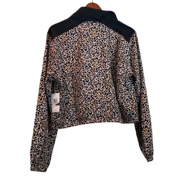 NWT Women’s Wild Party/Caviar KAT Printed Windbreaker Hurley Cropped Sz. Med - Picture 6 of 7